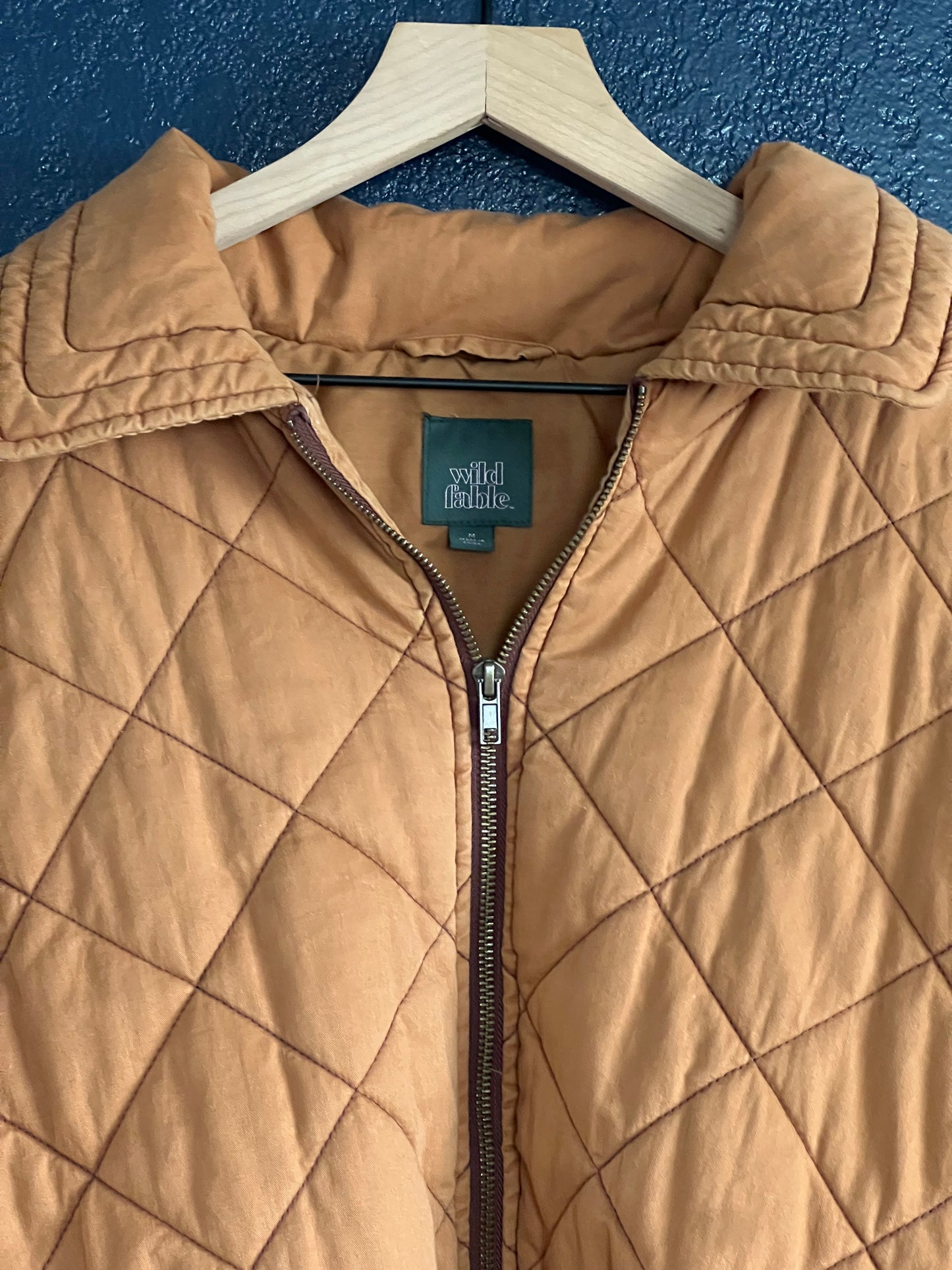 Wild Fable Oversized Quilted Bomber Jacket