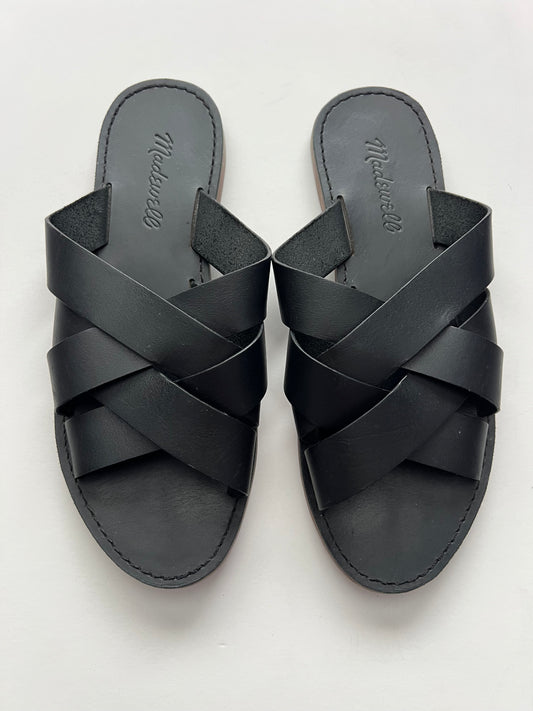 Madewell The Boardwalk Woven Slide Sandals