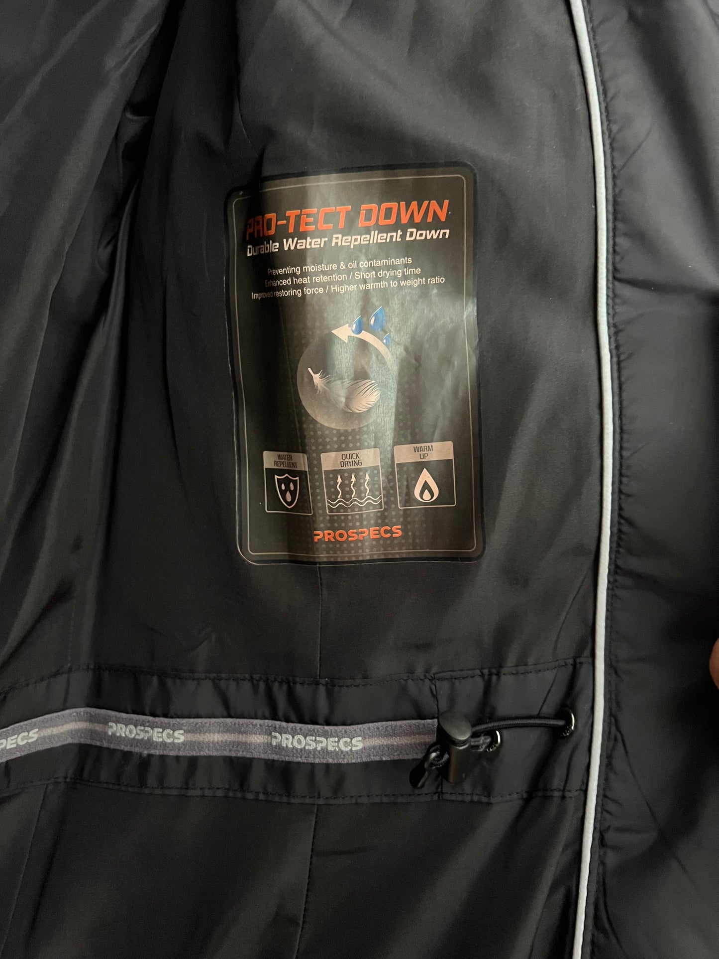 Prospecs Black Long Puffer Winter Jacket