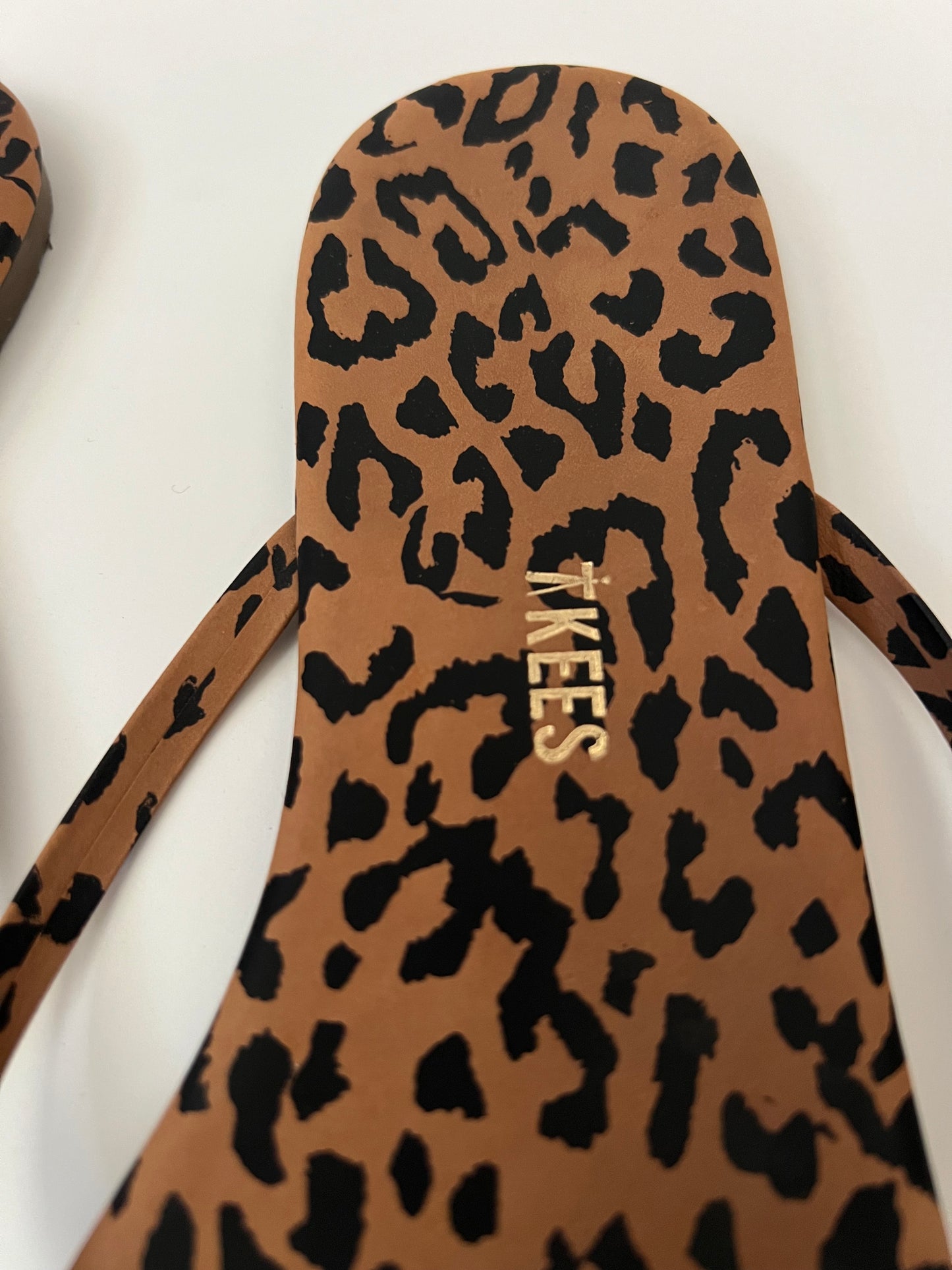 Tkees Studio Exotic Cheetah-Print Flip Flops