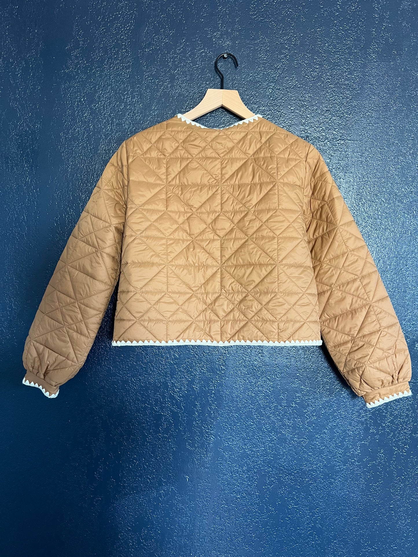 JOIE Reversible Whipstitch Quilted Jacket