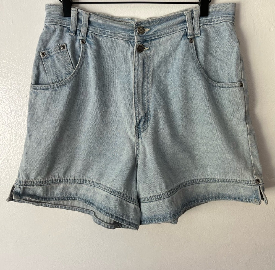 No Boundaries Vintage High-rise Cotton Denim Shorts