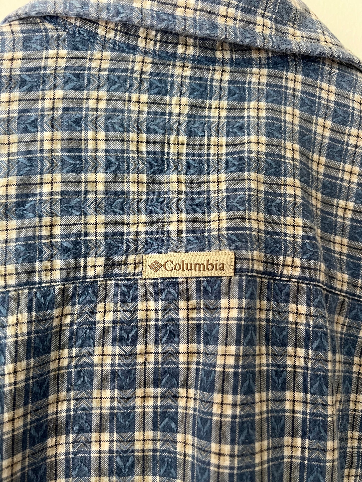 Vintage Columbia Plaid Cotton Button-up Shirt