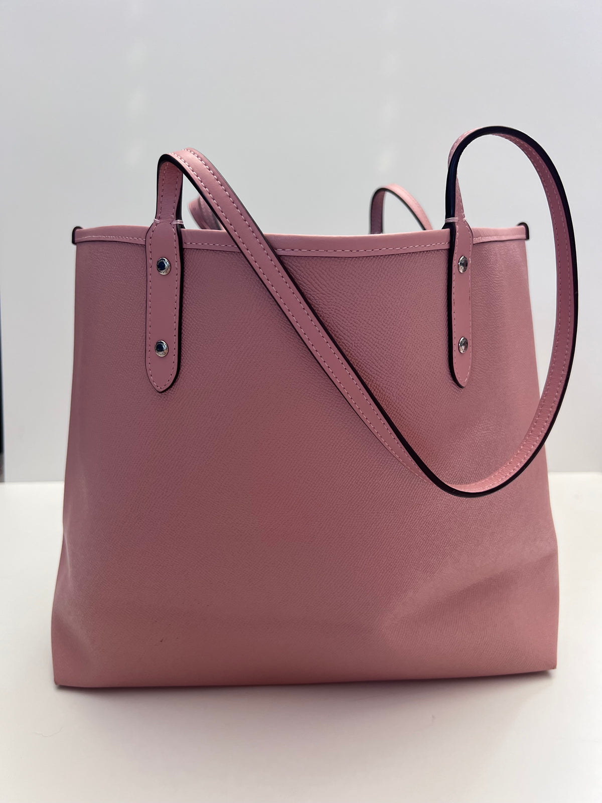 Coach Pink Reversible City Tote