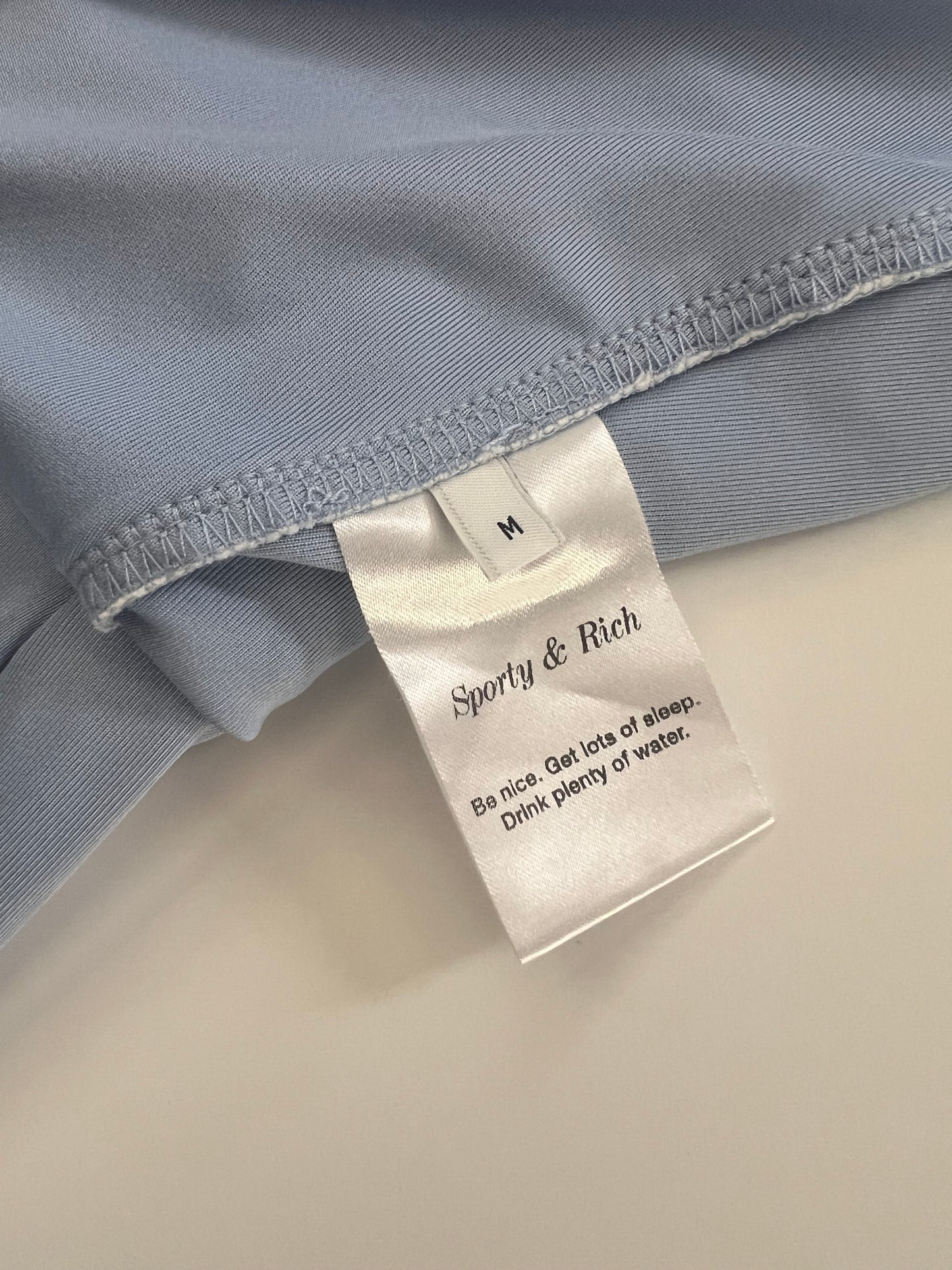 Sporty & Rich Serif Logo Court Skirt