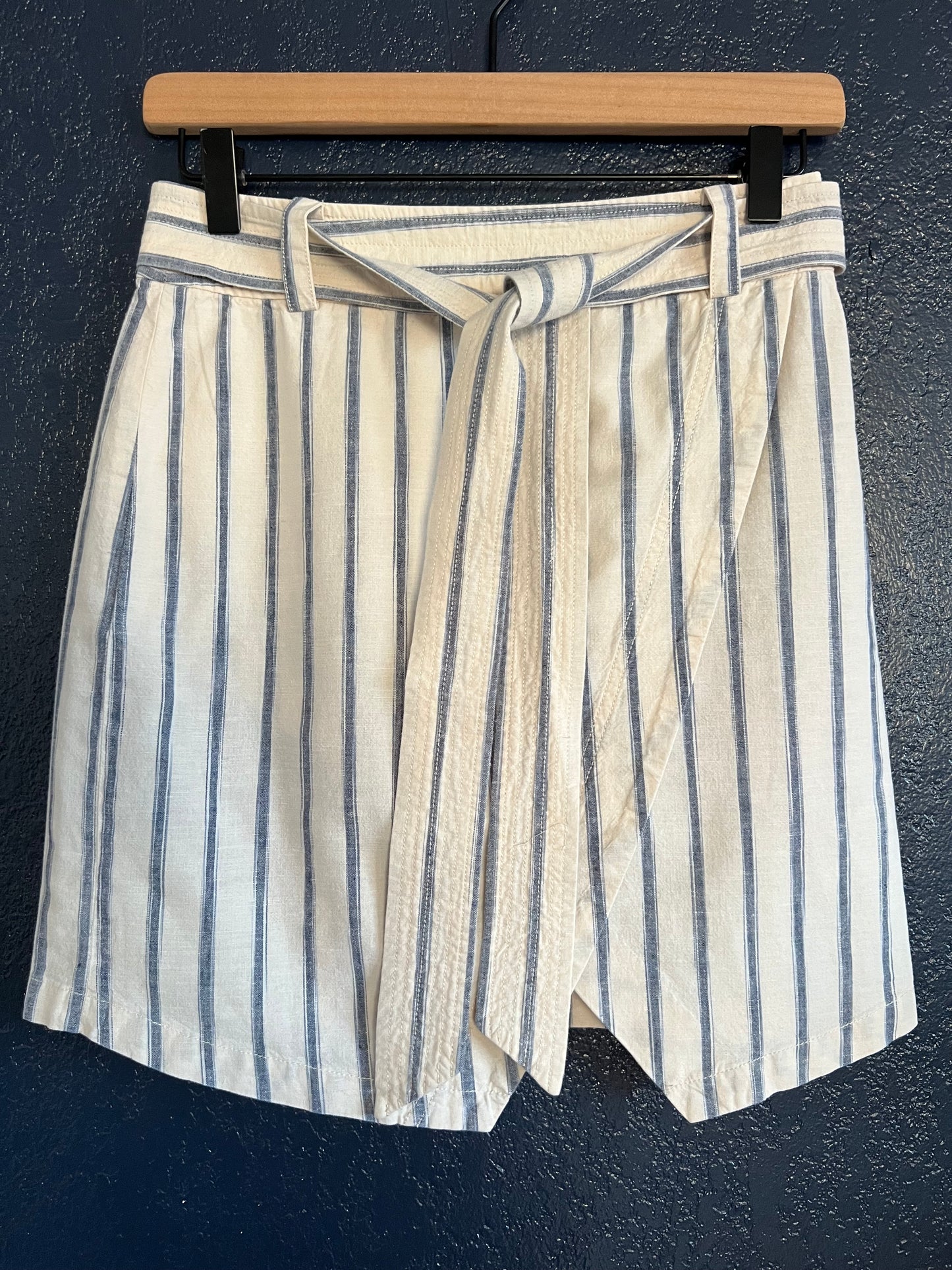 Madewell Portside Striped Mini Skirt