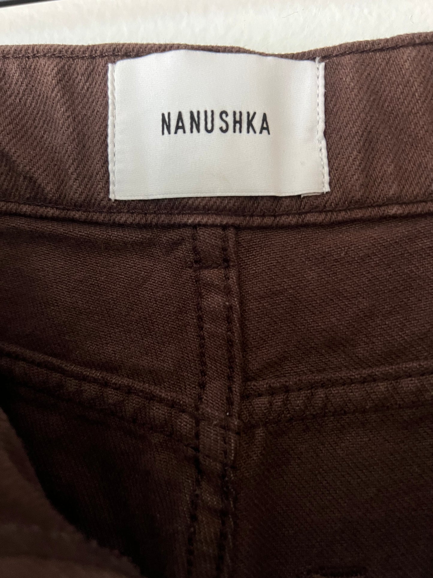 Nanushka High-Rise Wide-Leg Jeans