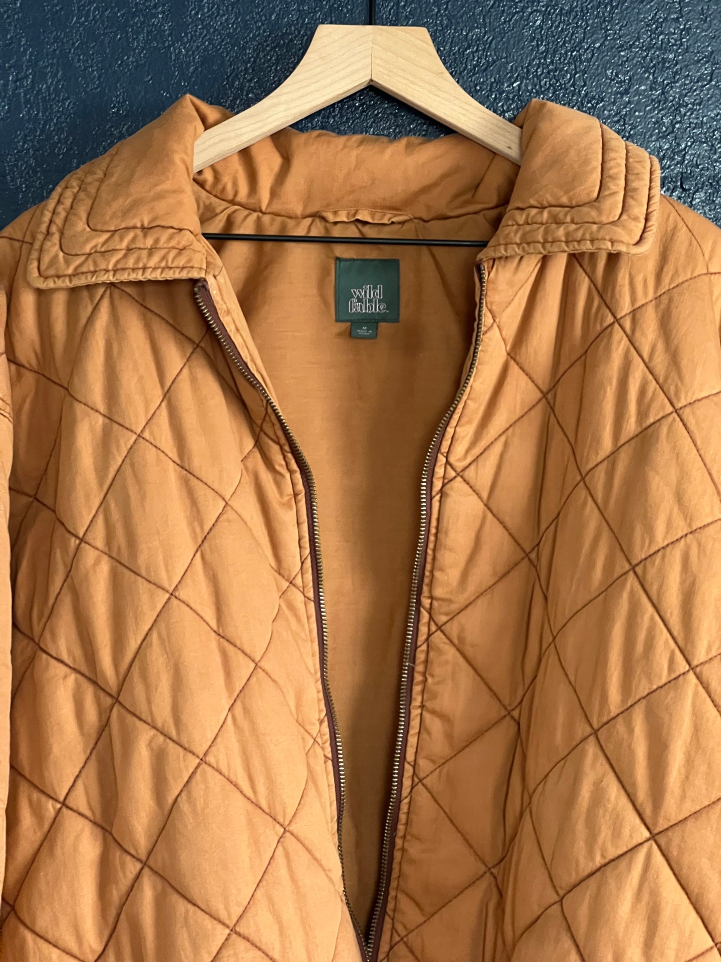 Wild Fable Oversized Quilted Bomber Jacket