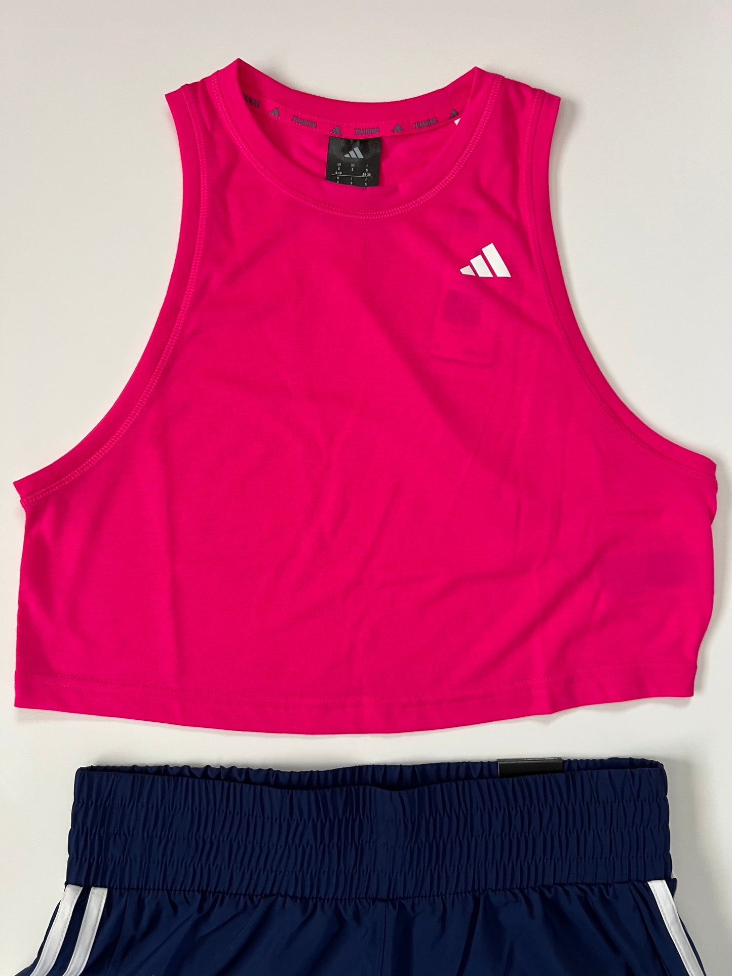 Adidas Workout Set – Pacer Training Shorts & Train Essentials Boxy Tank