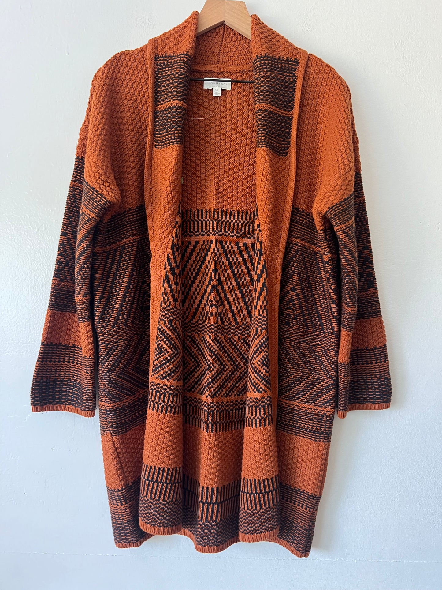 Lucky Brand Aztec Cardigan Sweater