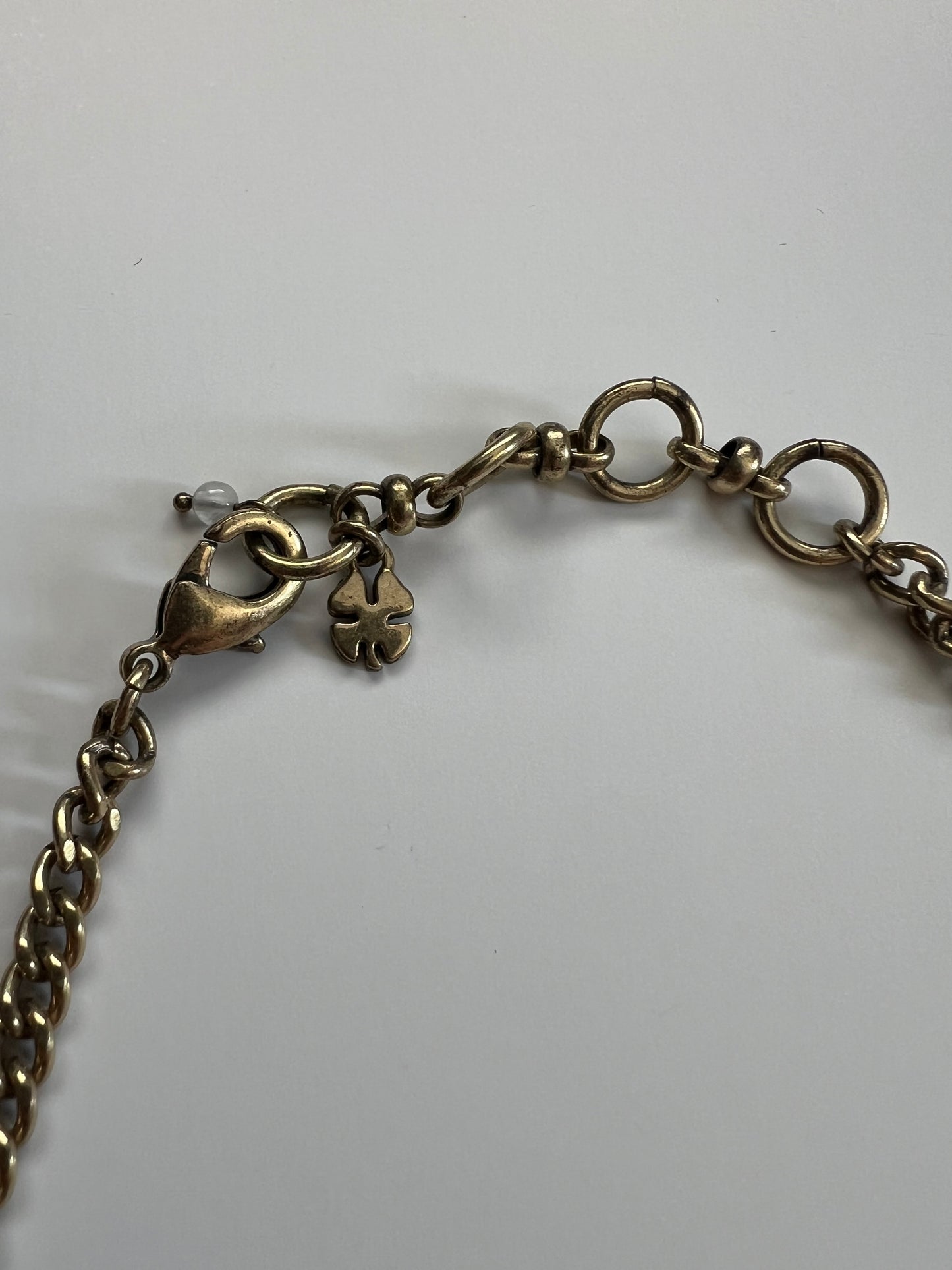 Lucky Brand Gold Tone & Turquoise Collar Necklace