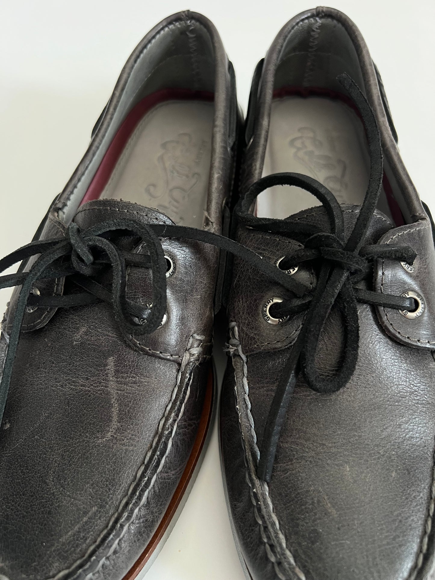 Sperry Gold Cup Boat Shoe in Midnight Grey