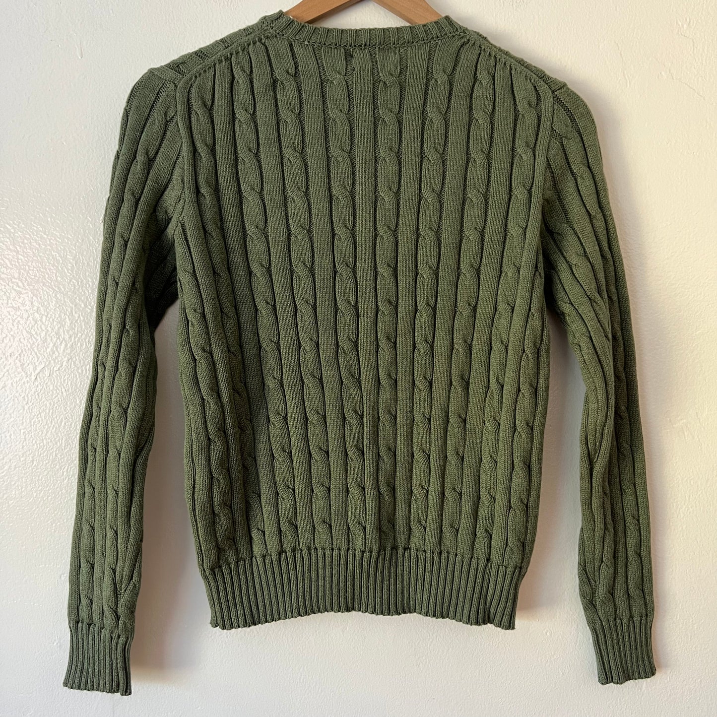 Polo Ralph Lauren Cable-Knit Cotton Crewneck Sweater