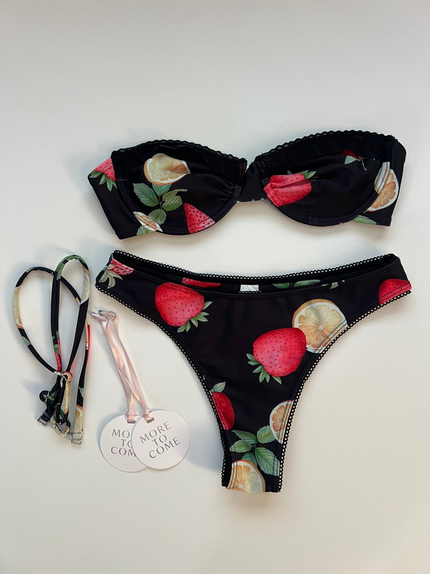 MORE TO COME Lia Bikini Set in Fruit Multi