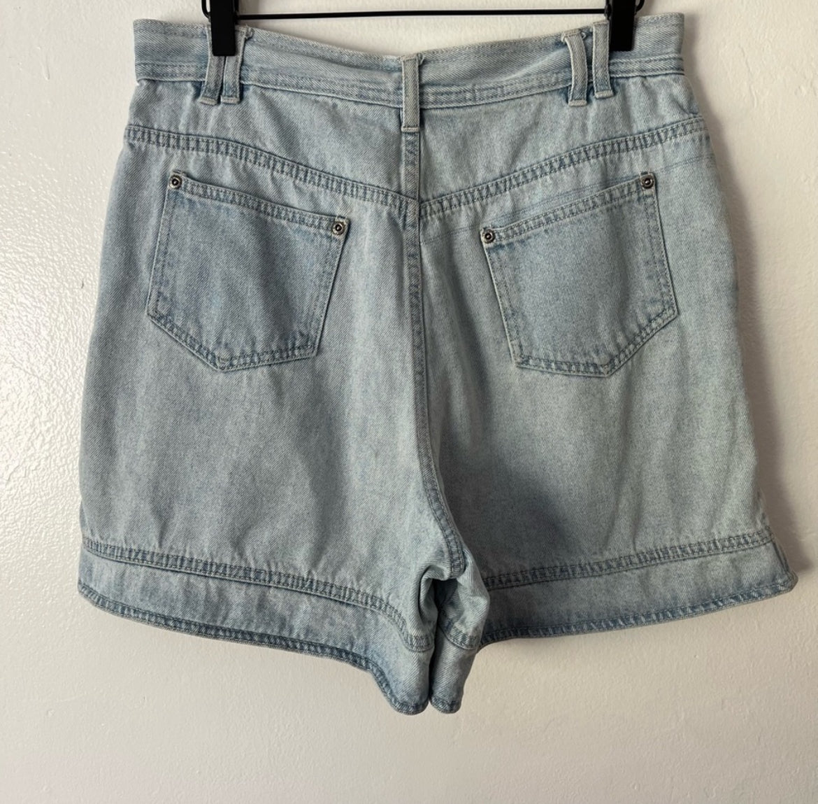 No Boundaries Vintage High-rise Cotton Denim Shorts