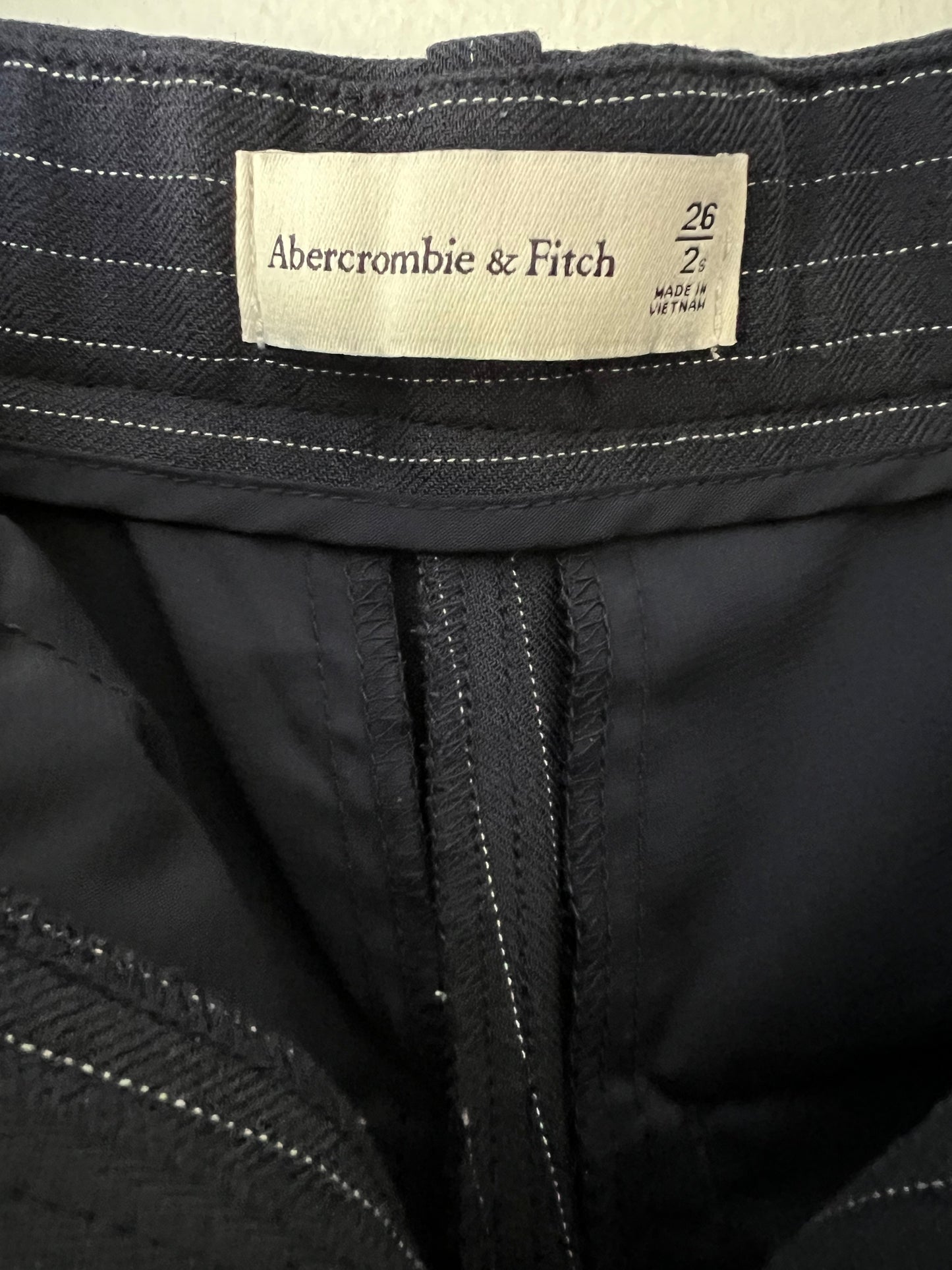 Abercrombie & Fitch Sloane Tailored Wide Leg Pant