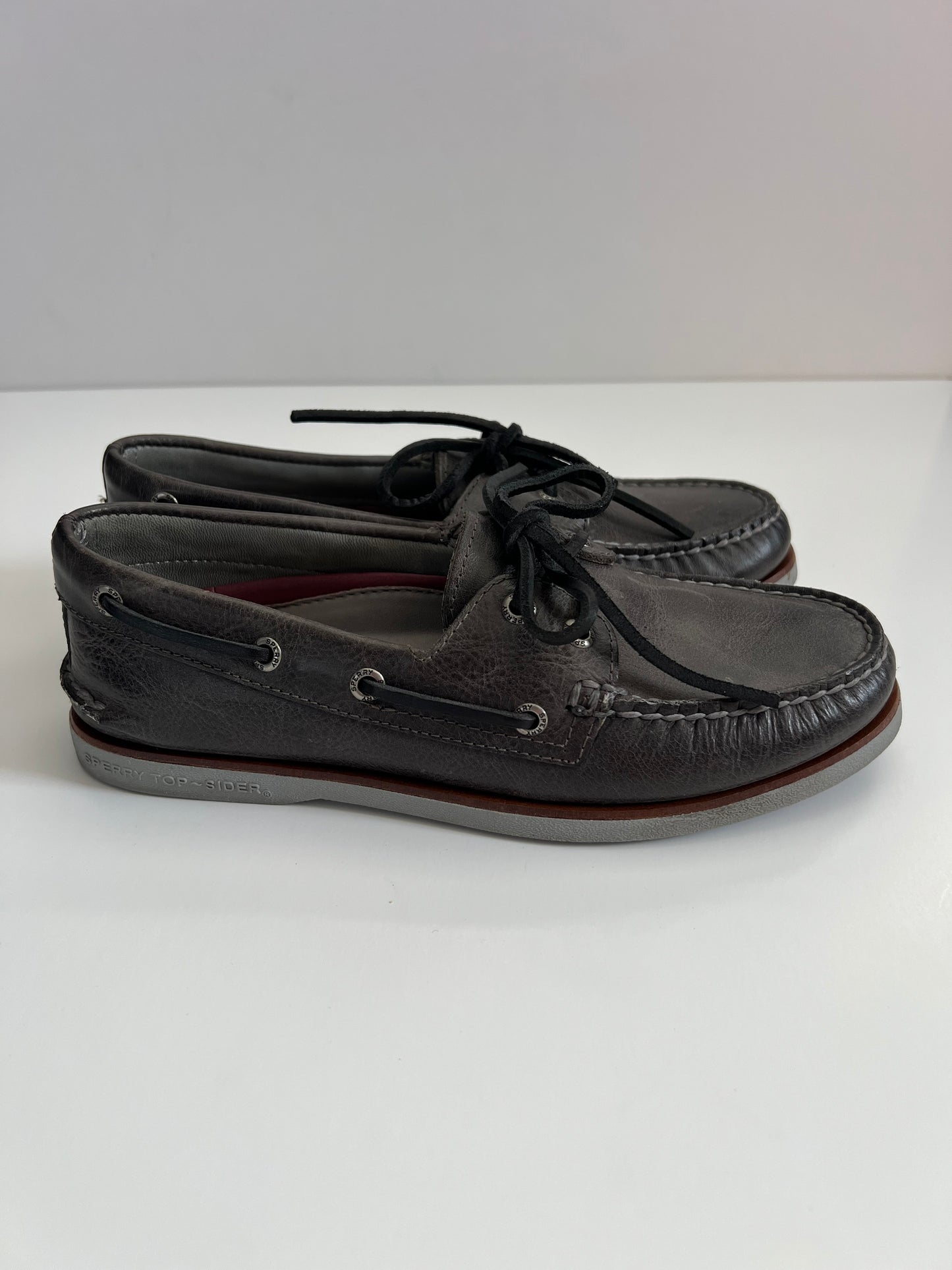 Sperry Gold Cup Boat Shoe in Midnight Grey