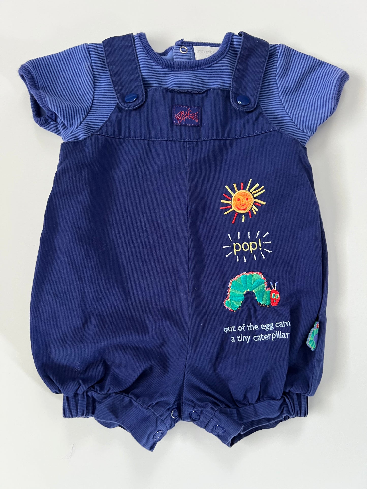 Vintage Carter’s Baby Eric Carle “The Very Hungry Caterpillar” Overall Set
