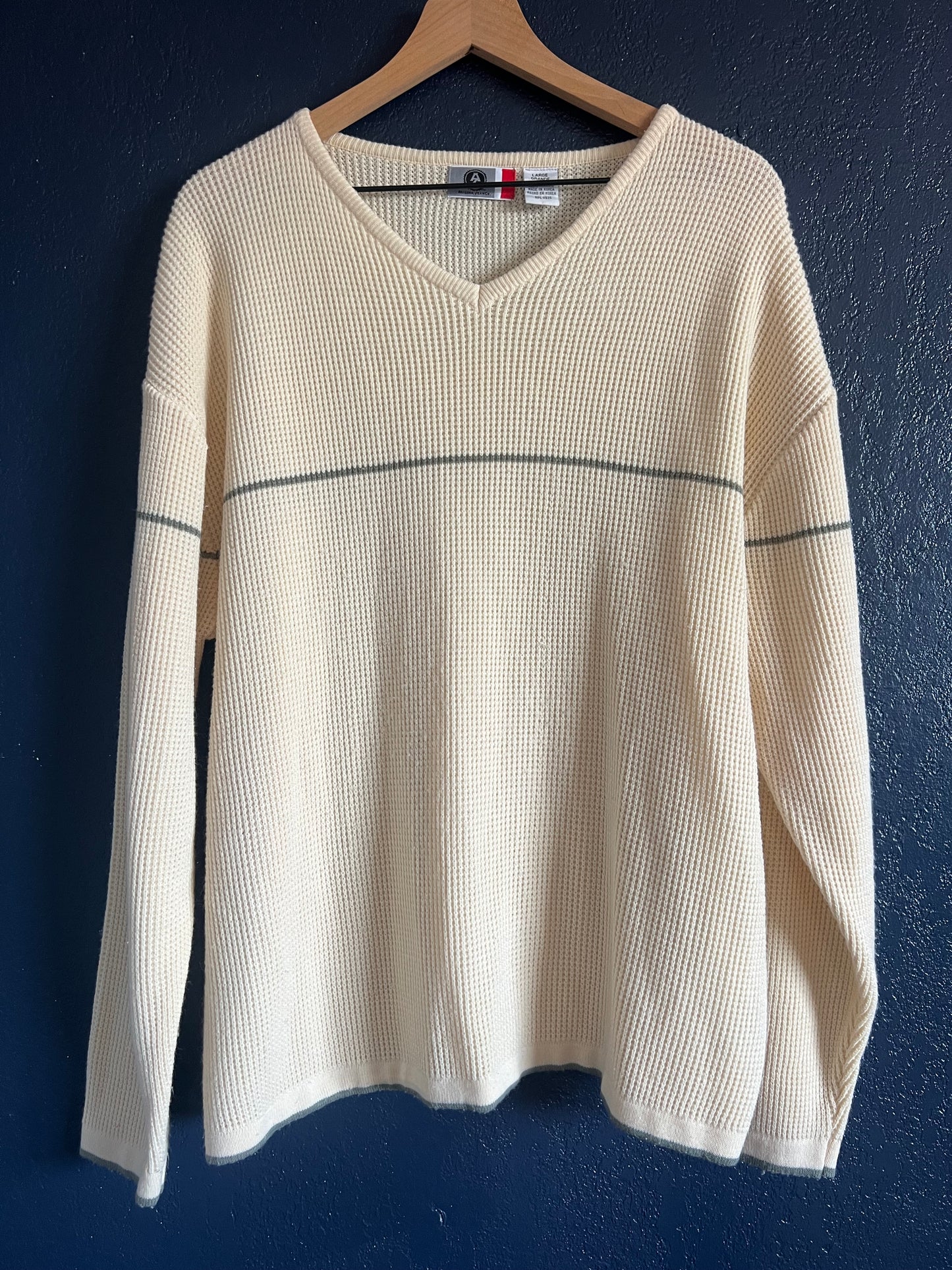 Vintage Arizona Jean Co Waffle-knit Sweater