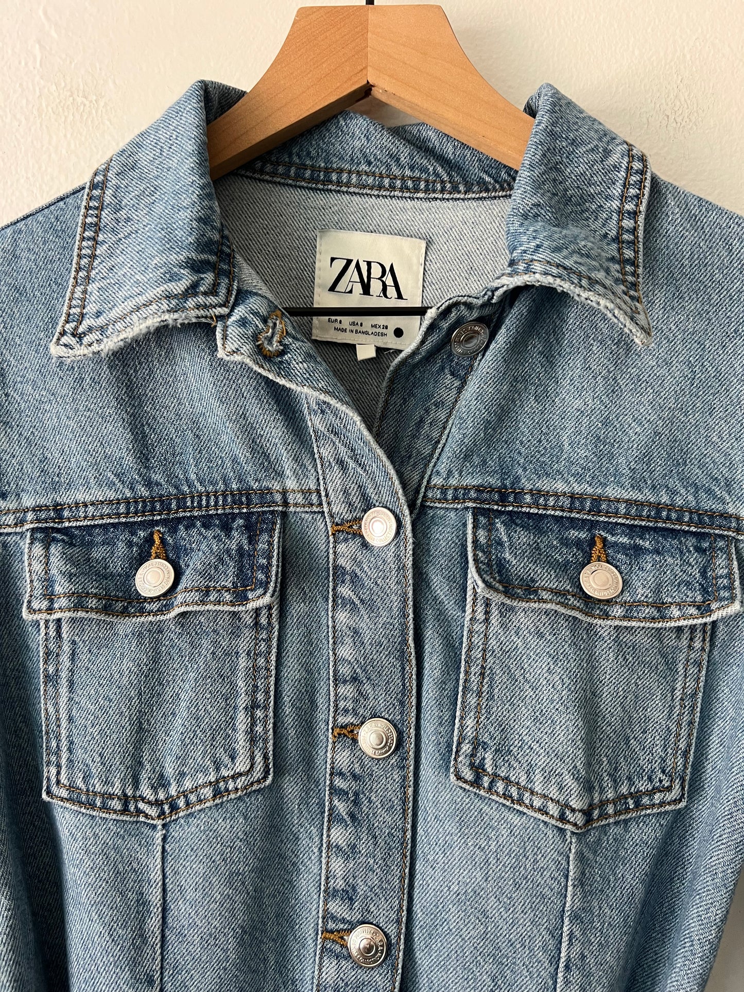 Zara Denim Shirt Dress