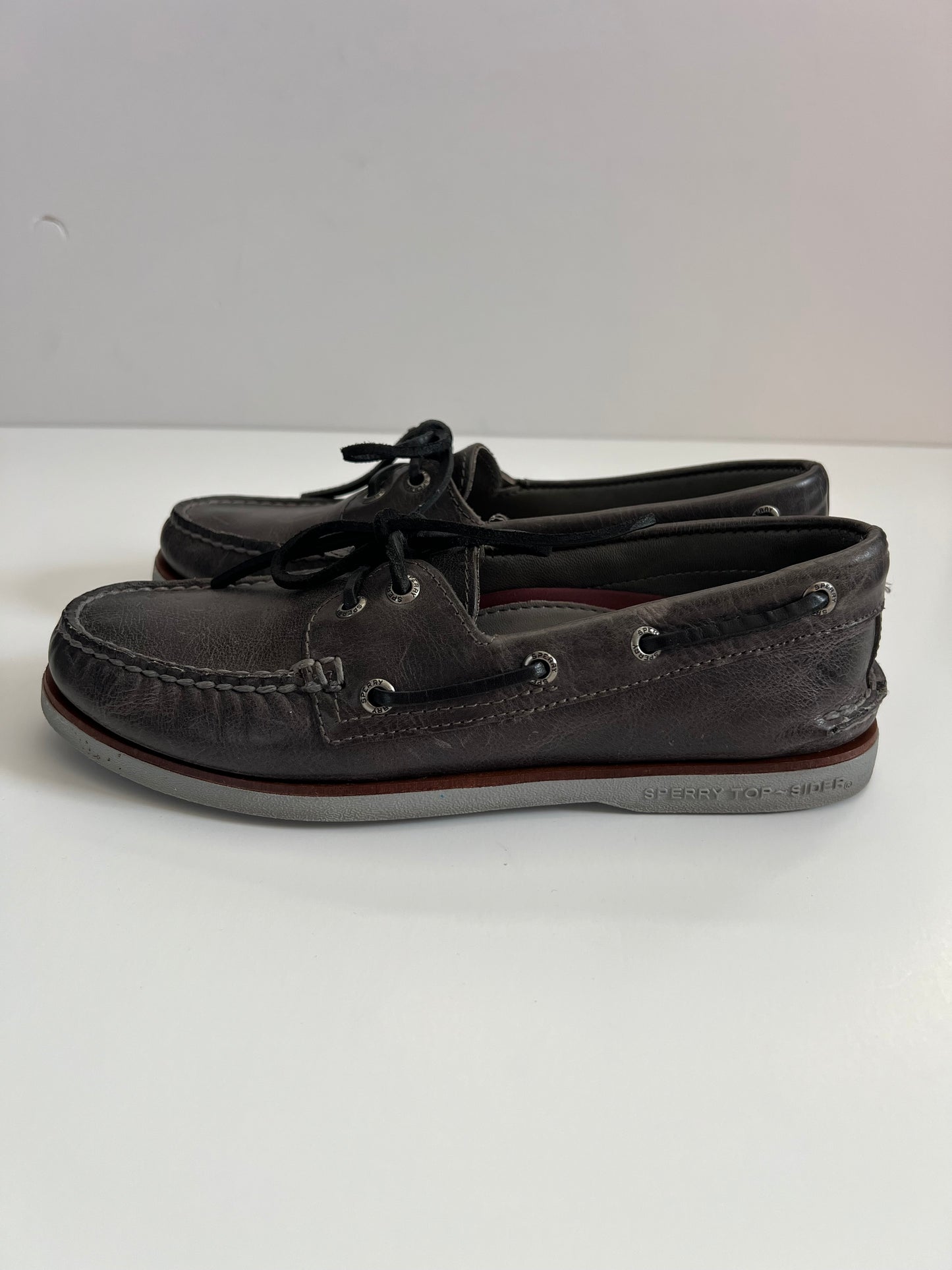 Sperry Gold Cup Boat Shoe in Midnight Grey