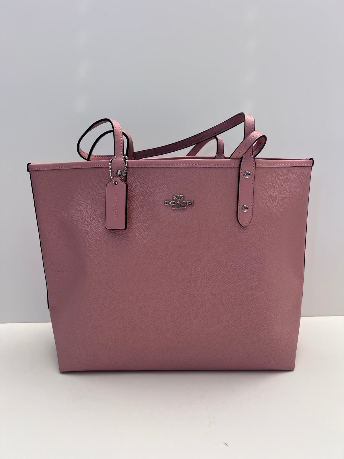 Coach Pink Reversible City Tote
