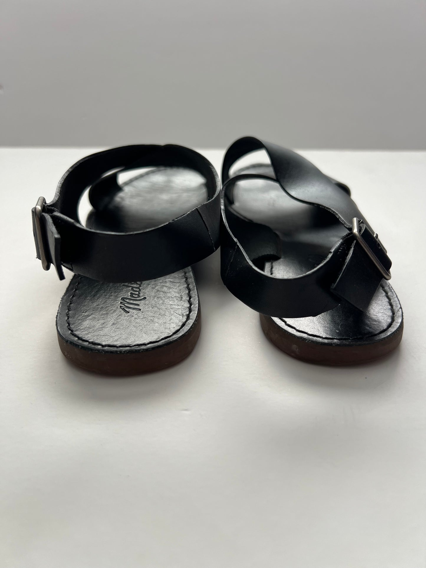 Madewell Boardwalk Crisscross Leather Slingback Sandals