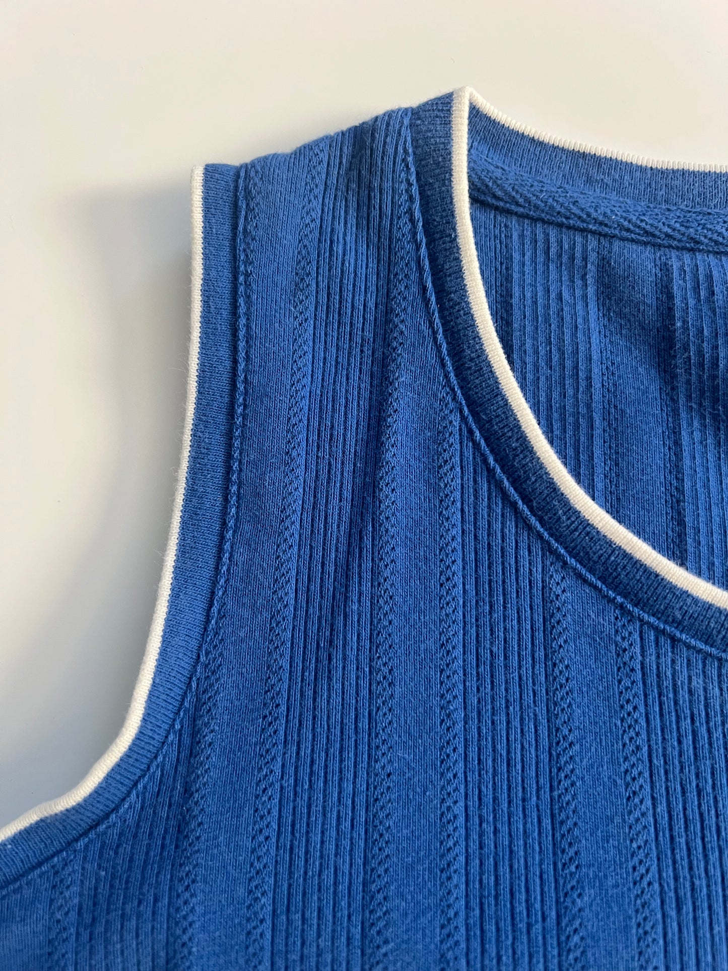 Vintage Charter Club Ribbed Sleeveless Top