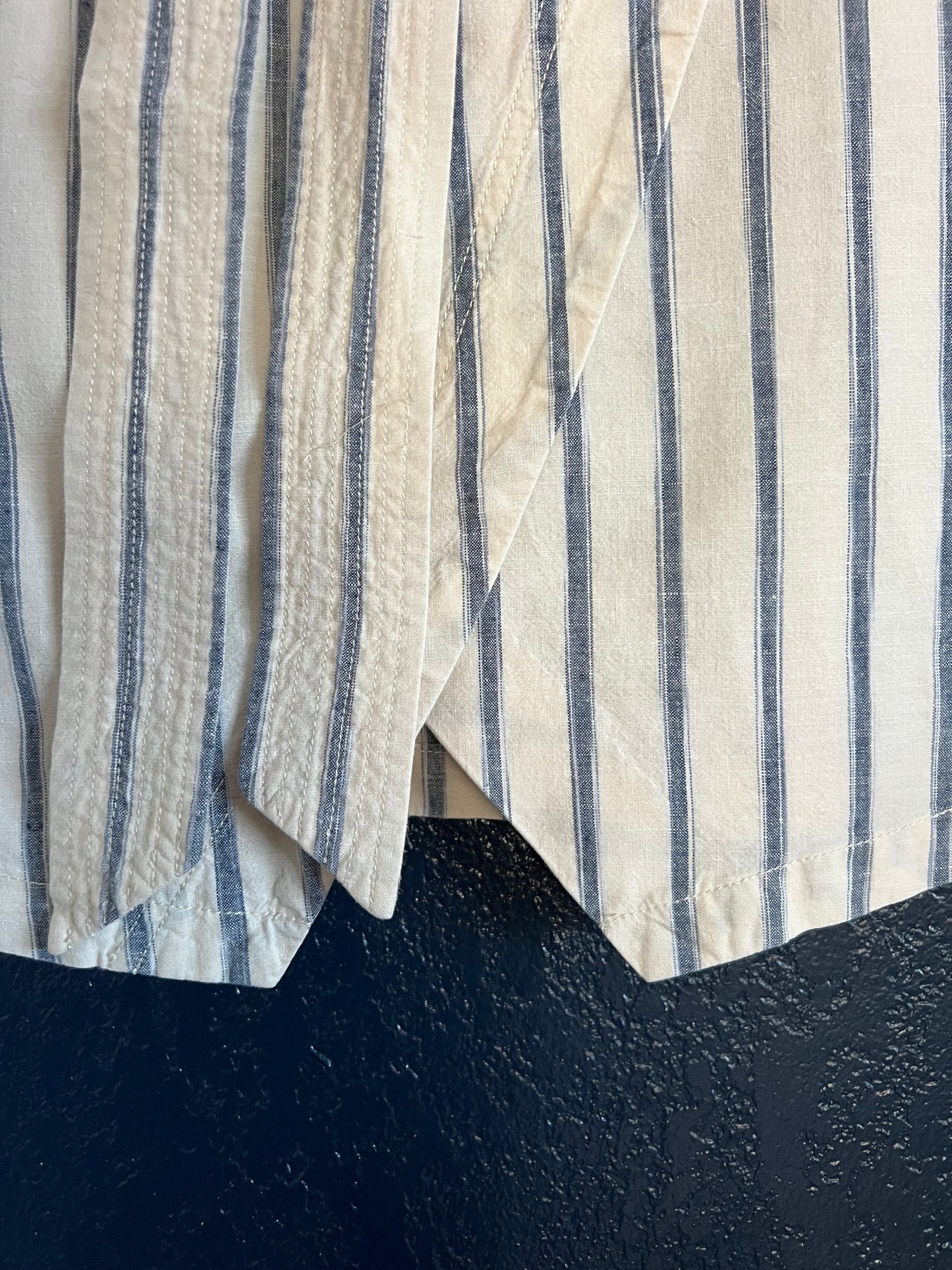 Madewell Portside Striped Mini Skirt