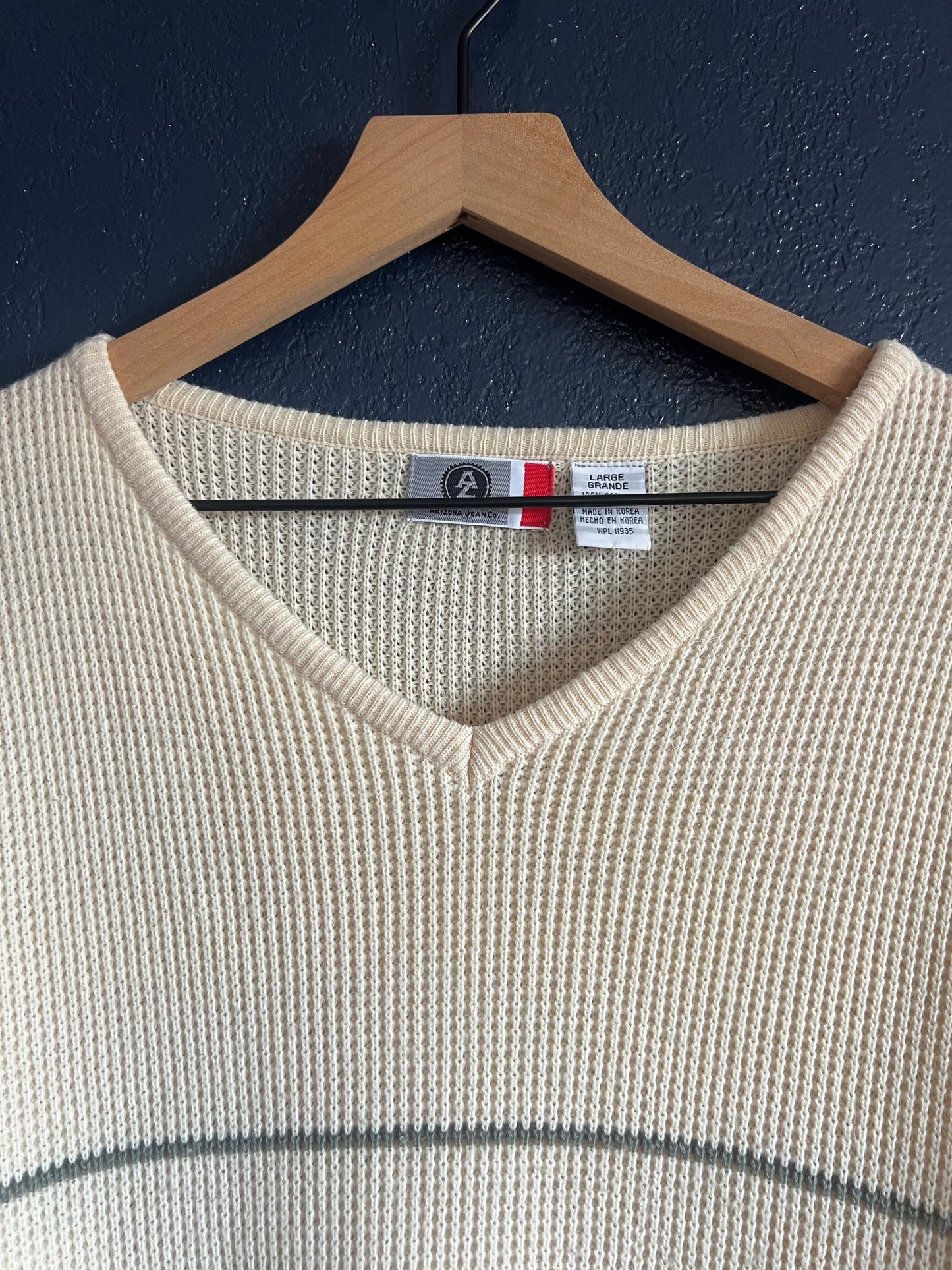 Vintage Arizona Jean Co Waffle-knit Sweater