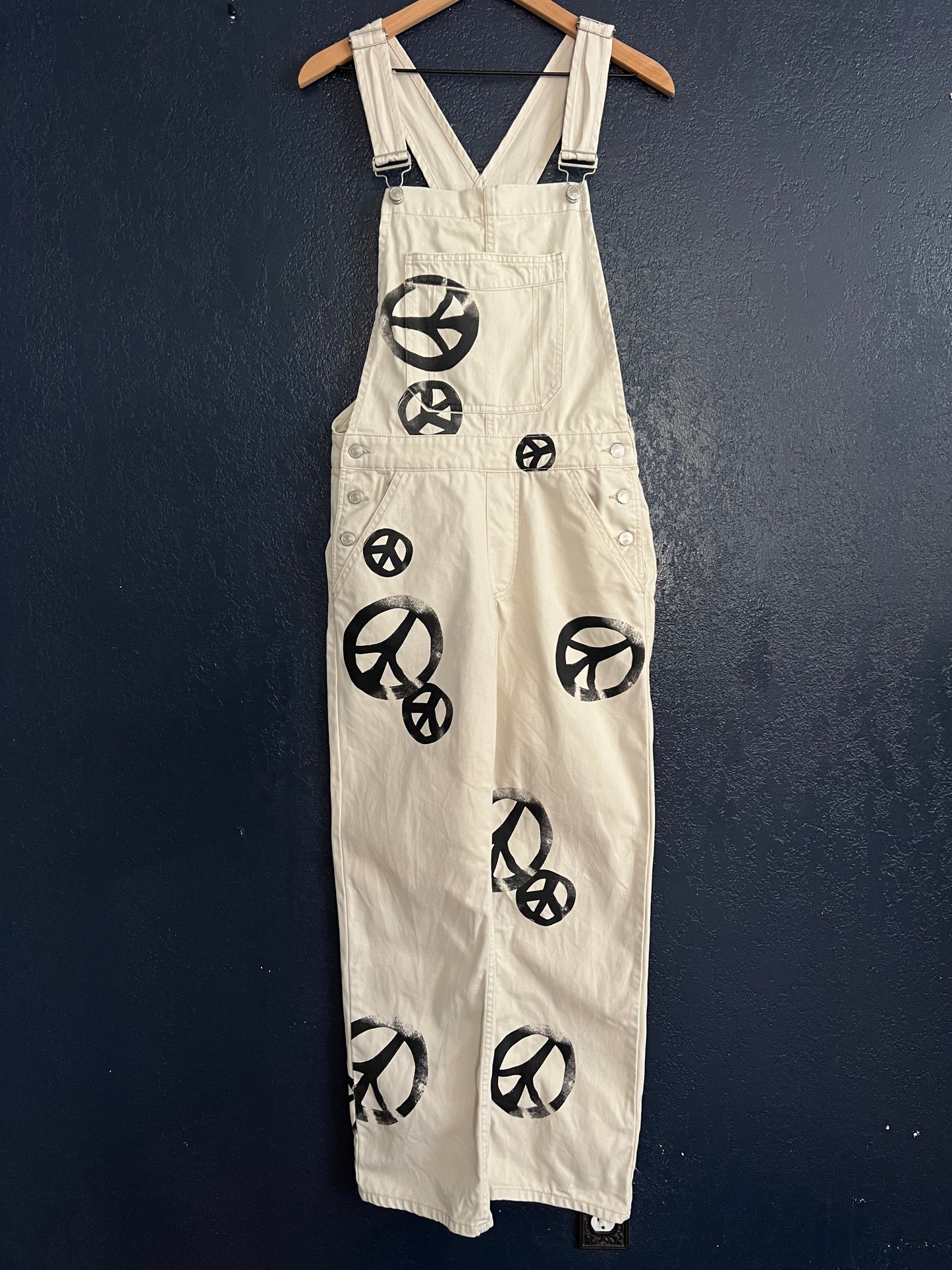 We the Free Free People Ziggy Harmony Peace Overalls