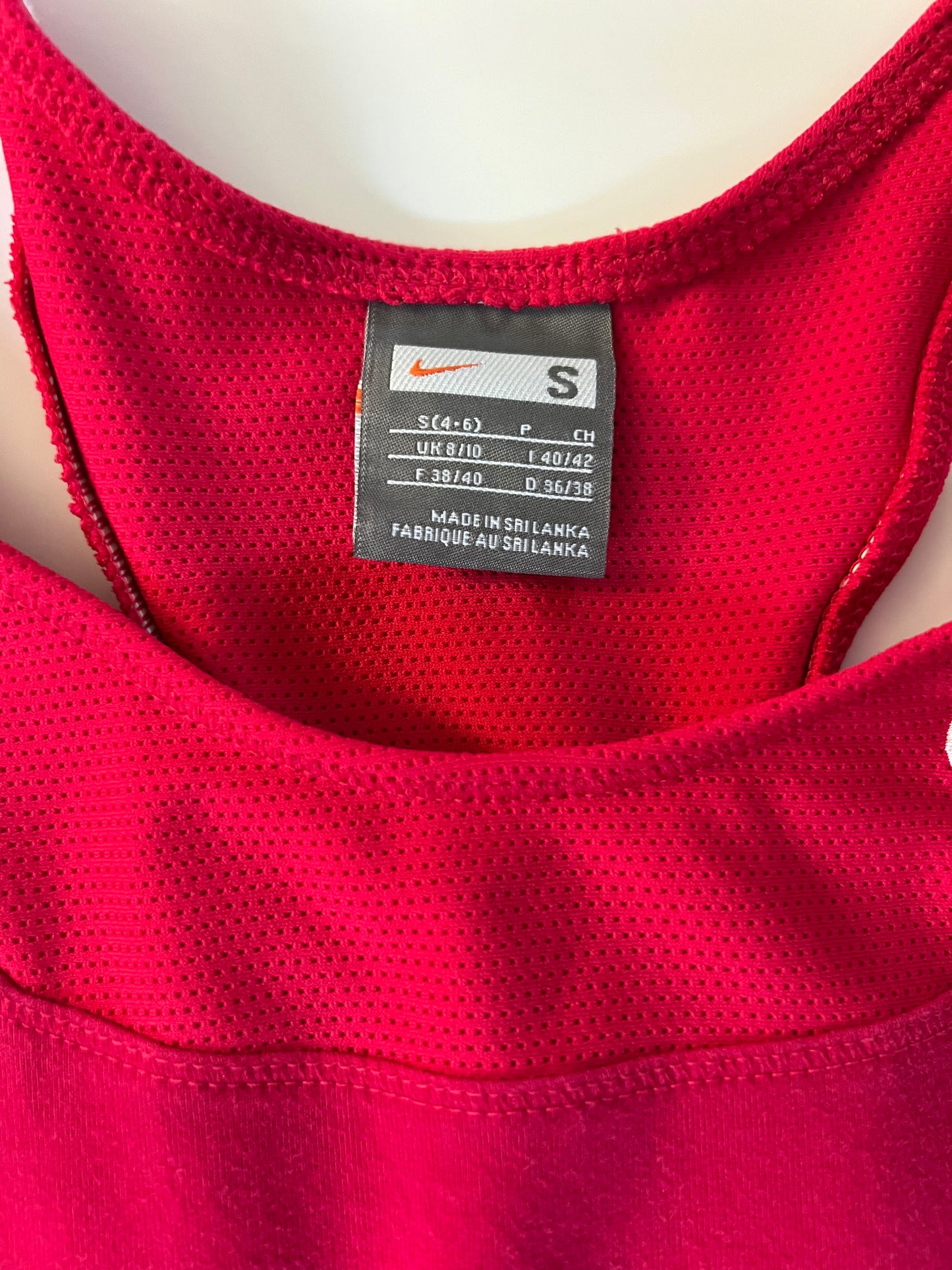 Vintage Nike Racerback Tank Top with Built-In Sports Bra