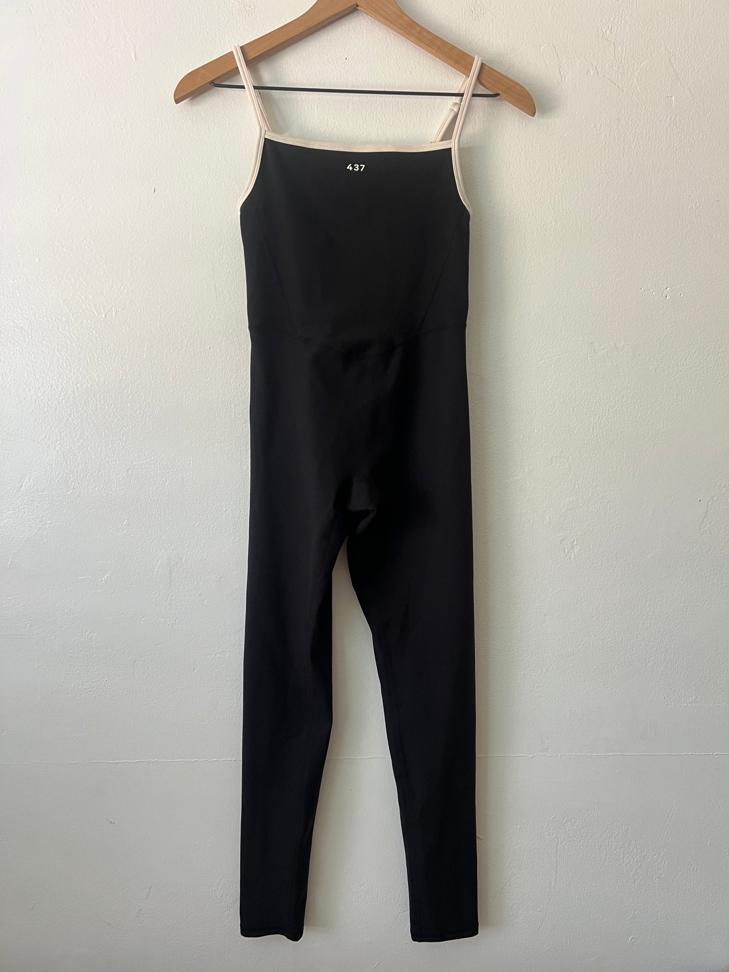 437 The Onesie in Black & Cream