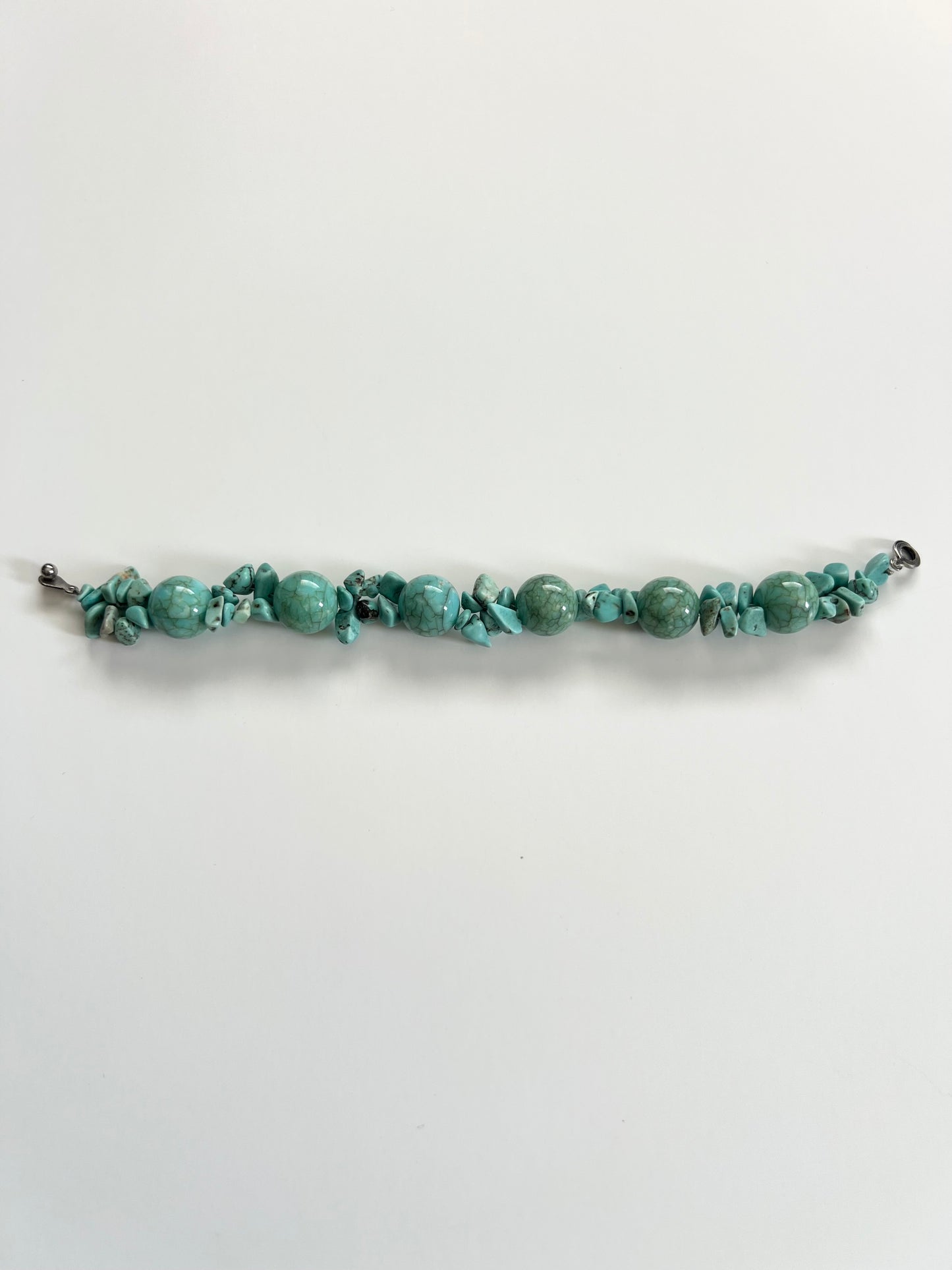 Vintage Teng Yue Turquoise Beaded Bracelet