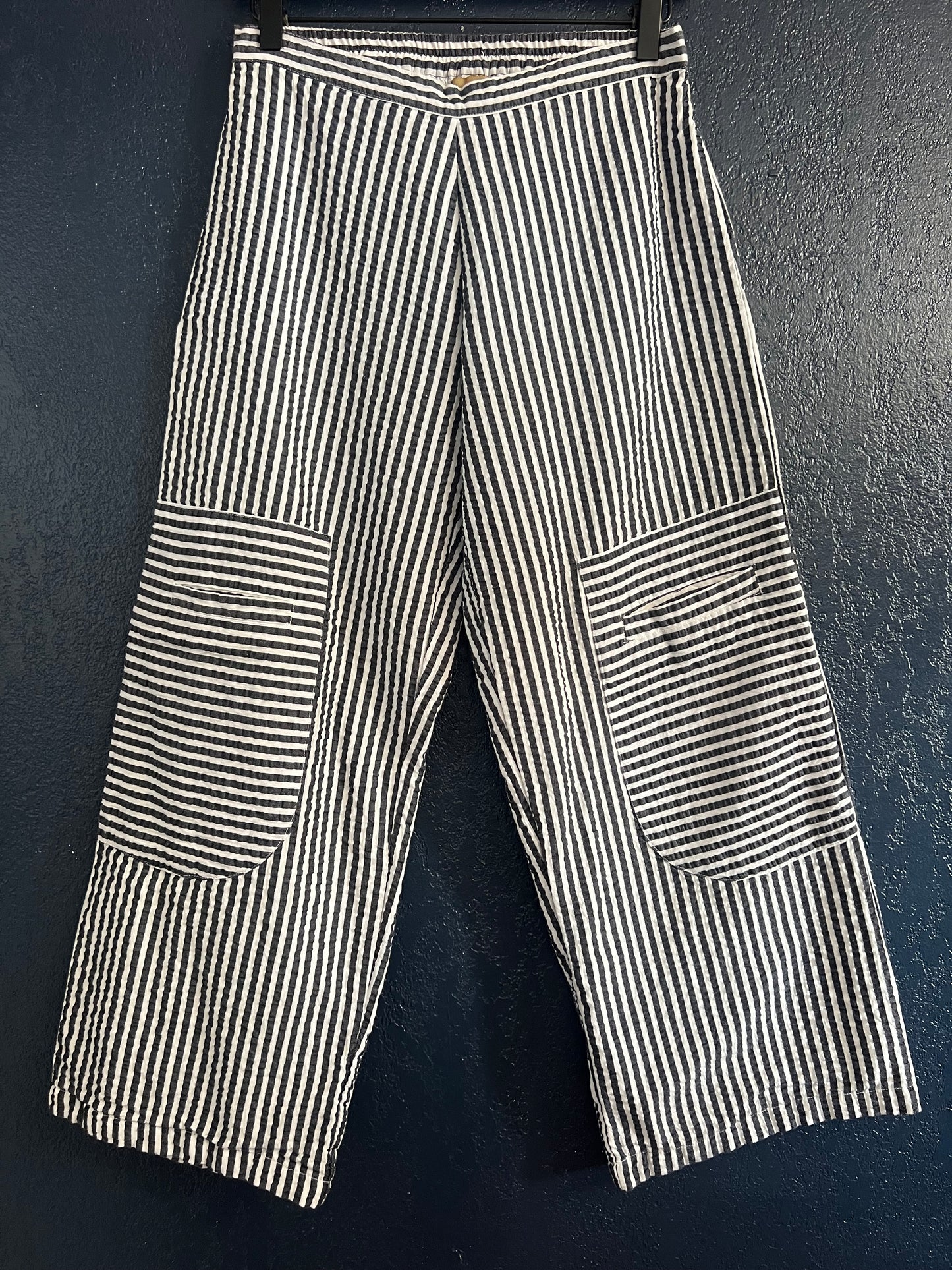 Tulip Patchwork Pull-on Striped Pants