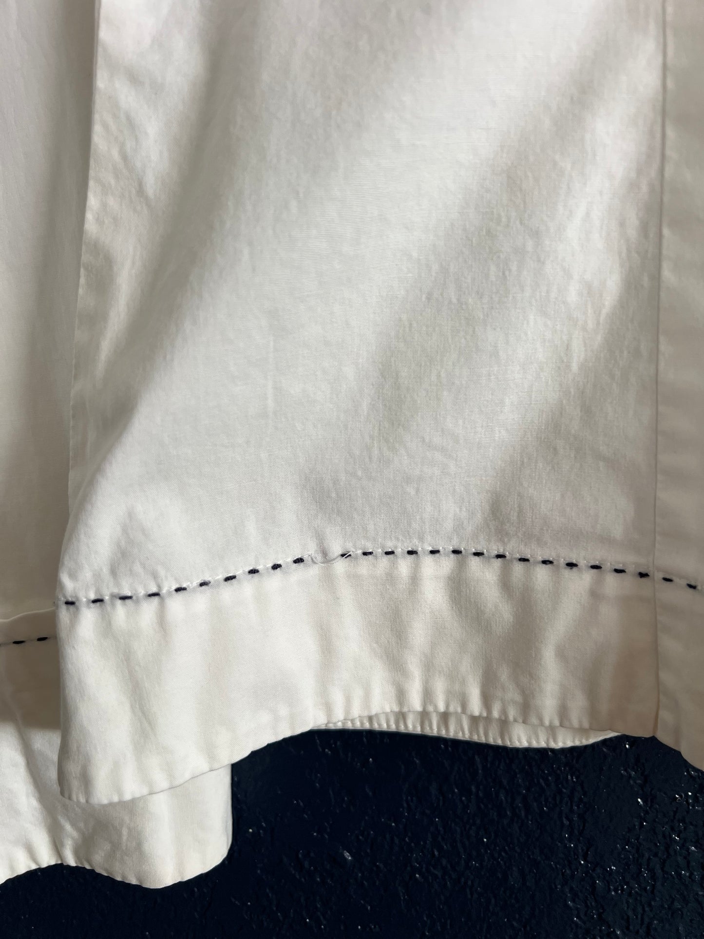 Vintage Ann Taylor LOFT Stretch Contrast Stitch Button-Up Shirt