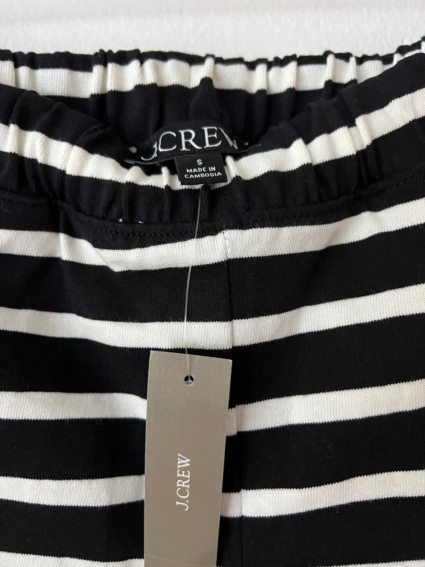 J.Crew New mariner jersey short in stripe
