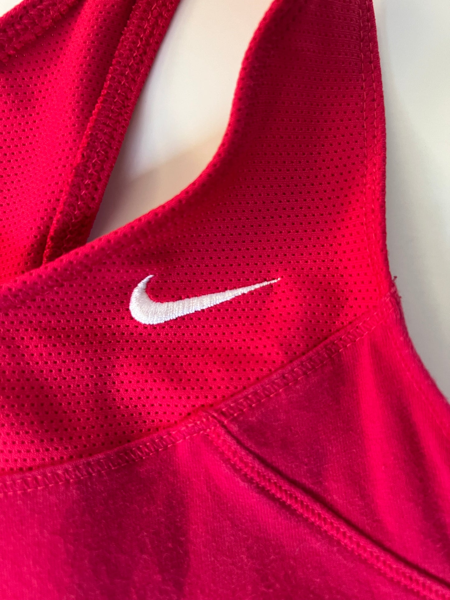 Vintage Nike Racerback Tank Top with Built-In Sports Bra