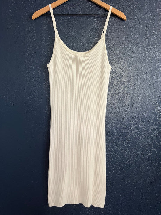 Ribbed Knit Cami Midi Dress