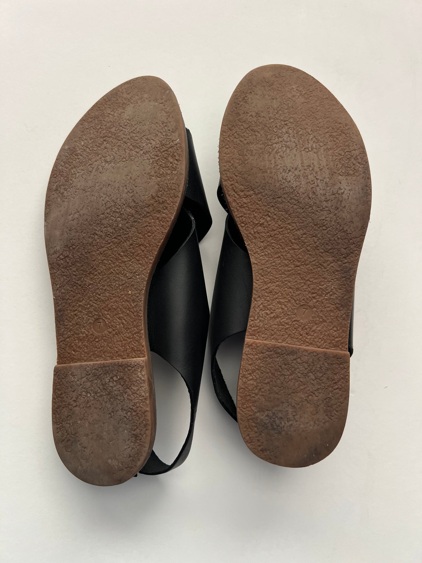 Madewell Boardwalk Crisscross Leather Slingback Sandals