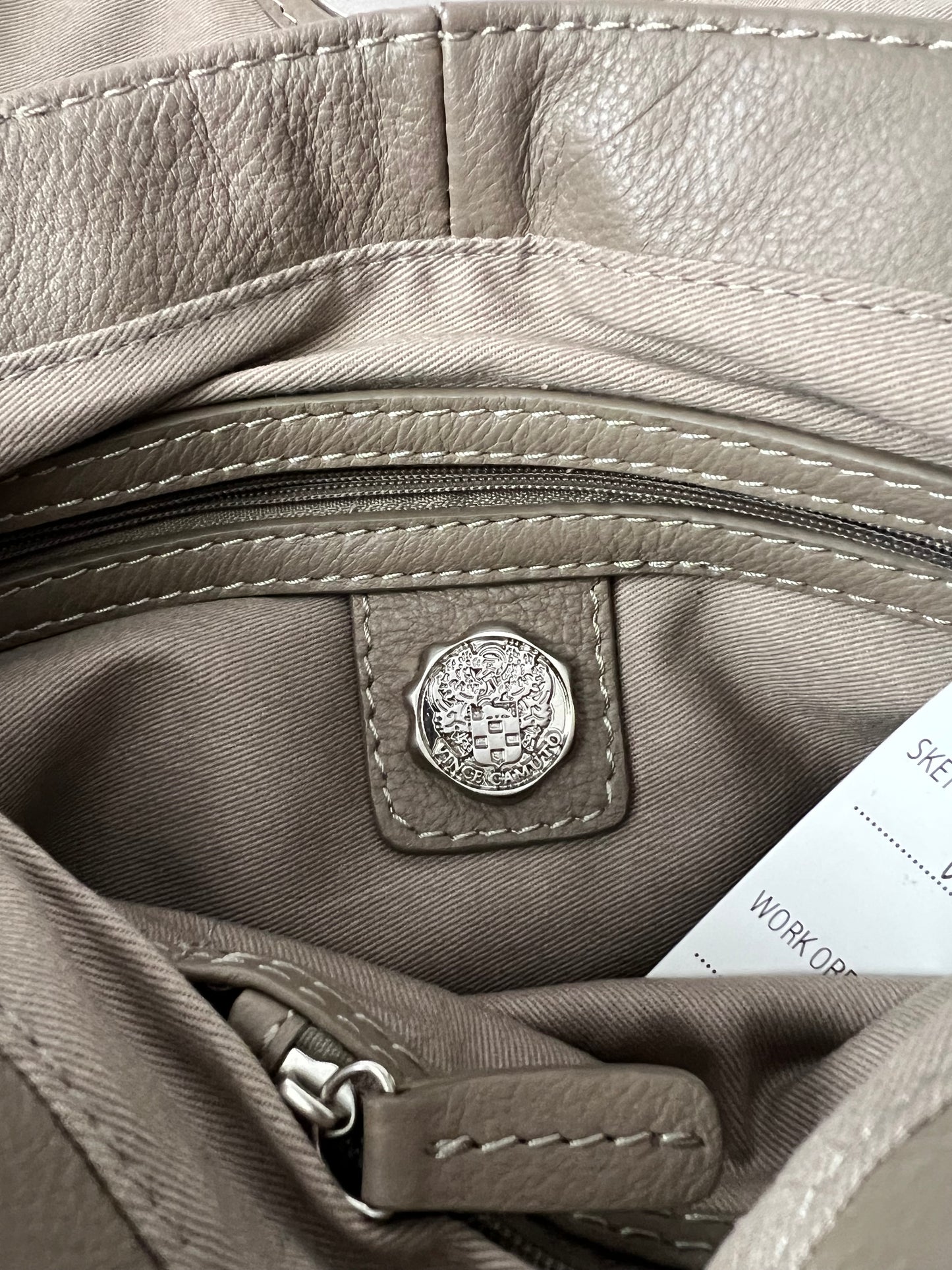 Vince Camuto Crocodile Embossed Shoulder Purse