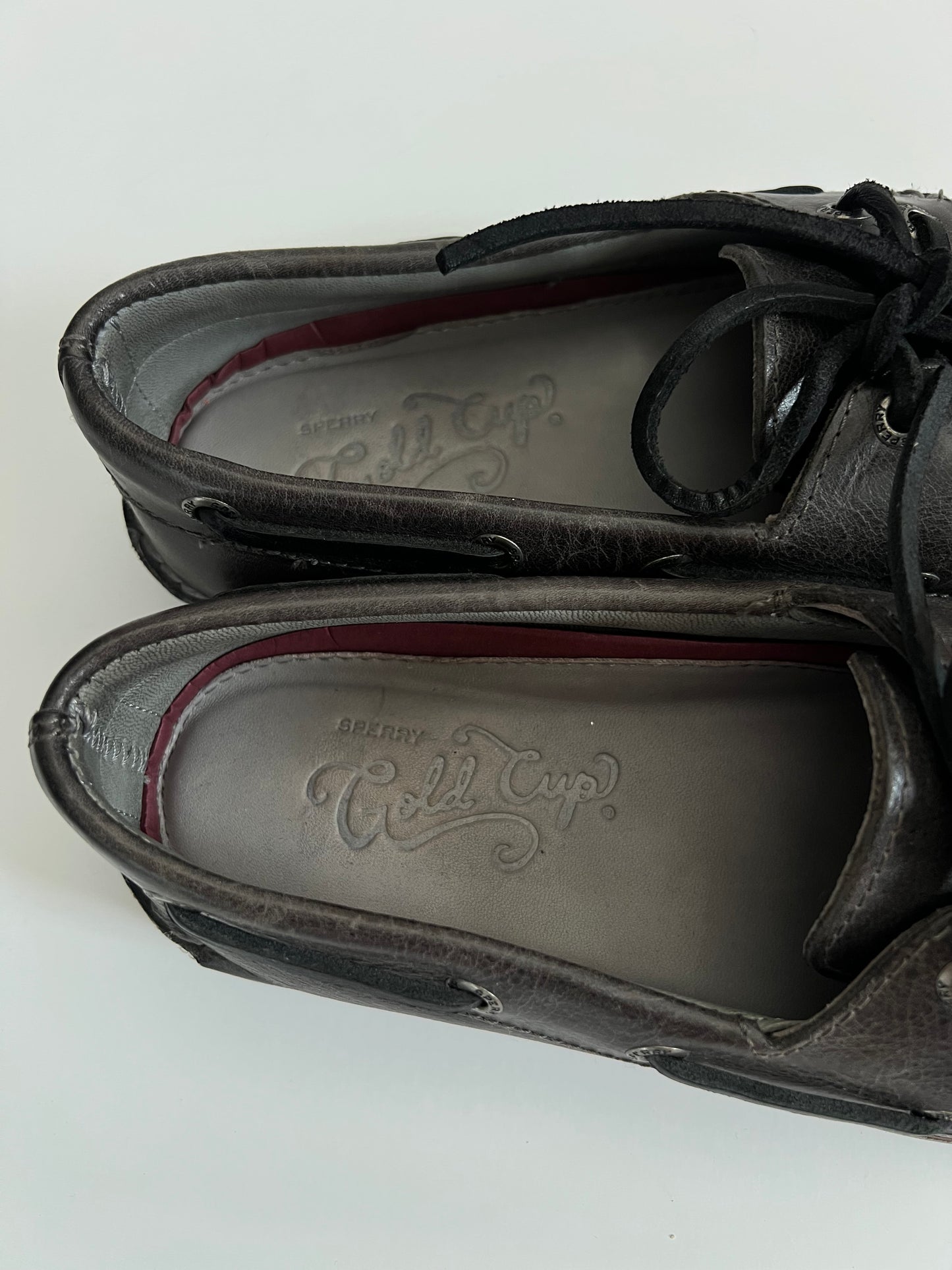 Sperry Gold Cup Boat Shoe in Midnight Grey