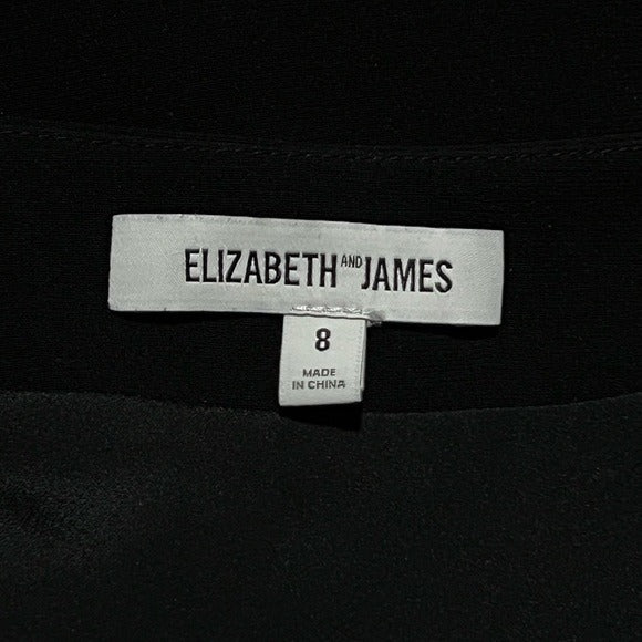 Elizabeth and James Black Ruffle Skirt