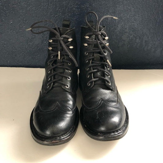 Rag and Bone Black Combat Boots.