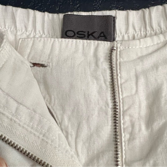 OSKA Linen Vaja Pants in White