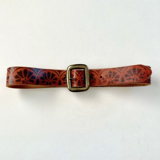 Lucky Brand Genuine Leather Printed Belt