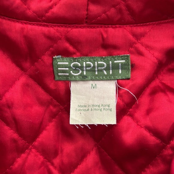 Esprit Vintage Red Hooded Jacket