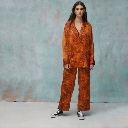 Laura Ashley & Urban Outfitters Exclusive Reese Paisley Print Pajamas Set
