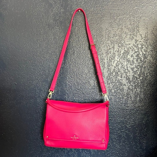 Kate Spade mya summit court sweetheart bag in hot pink