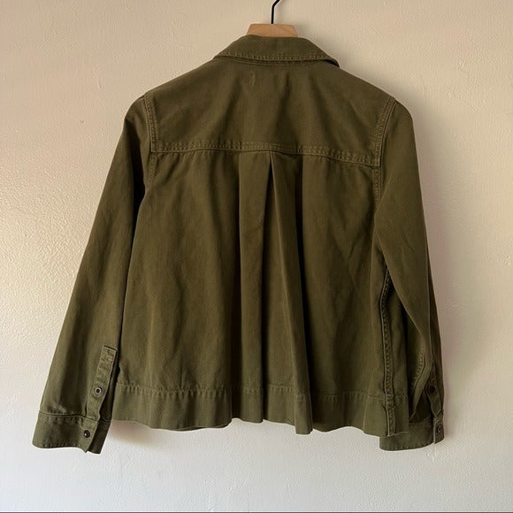 Madewell Northward Cropped Army Jacket